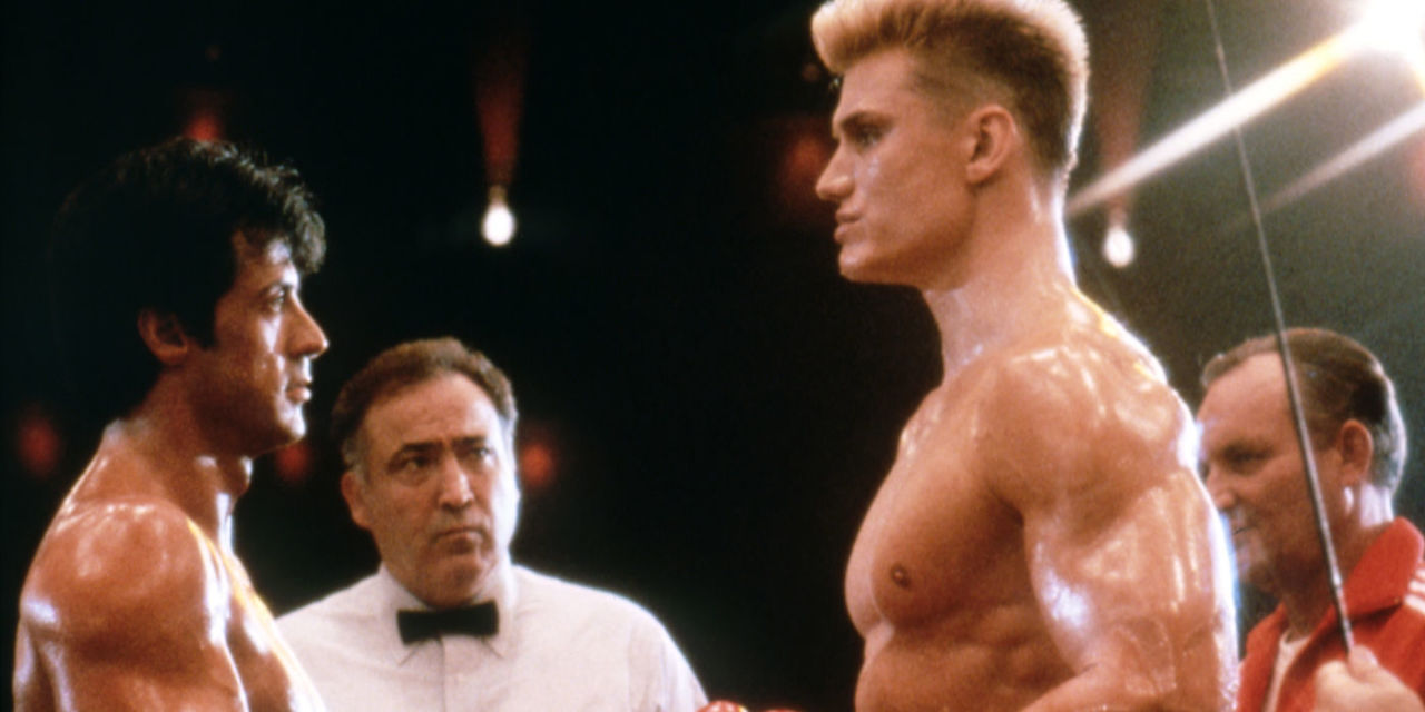 Rocky Balboa (Sylvester Stallone) & Ivan Drago (Dolph Lundgren)